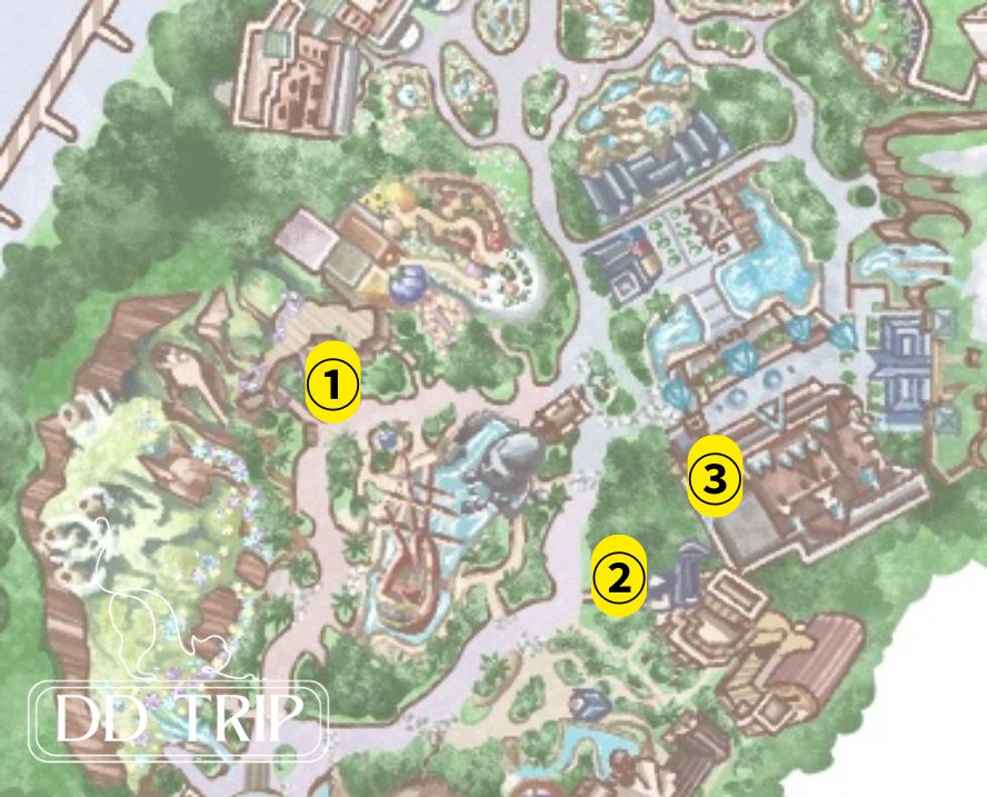 ディズニーシーお酒マップ（ファンタジースプリングス）