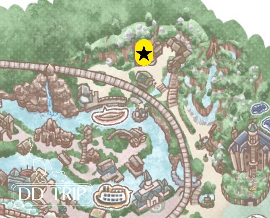 ディズニーランド食べ歩きマップ(クリッター)