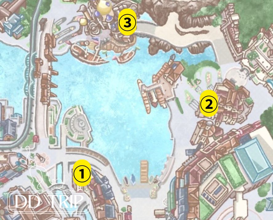 ディズニーシーお酒マップ（メディテレーニアンハーバー）