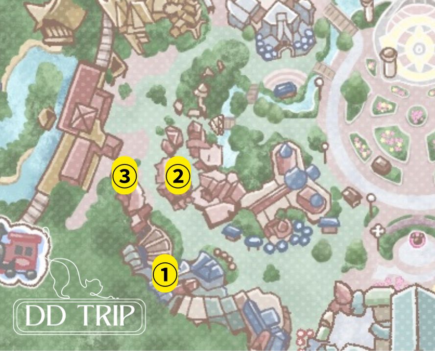 ディズニーランドのトイレマップ（アドベンチャーランド）