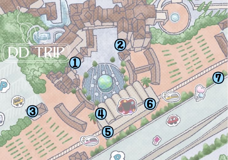 ディズニーシーコインロッカーマップ