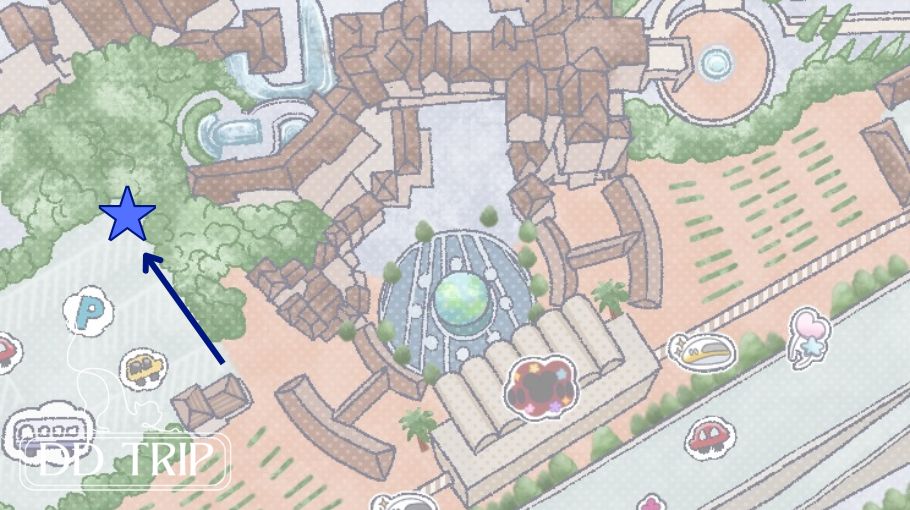 ディズニーシーパーク外喫煙所マップ