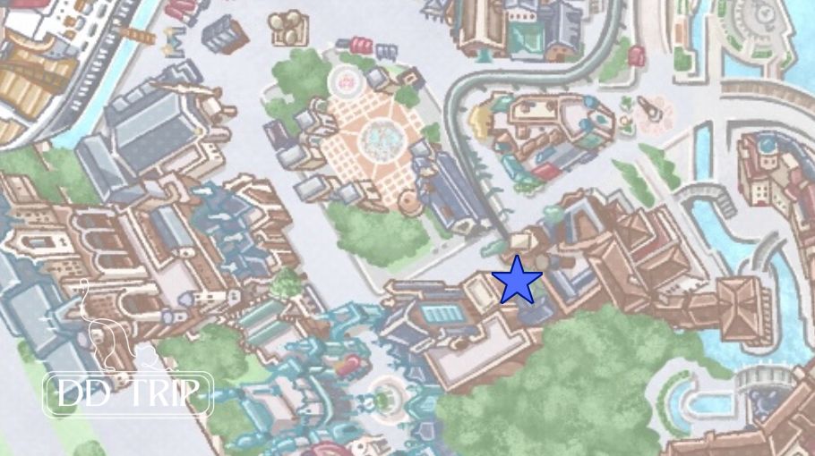 ディズニーシー喫煙所マップ（アメフロ）