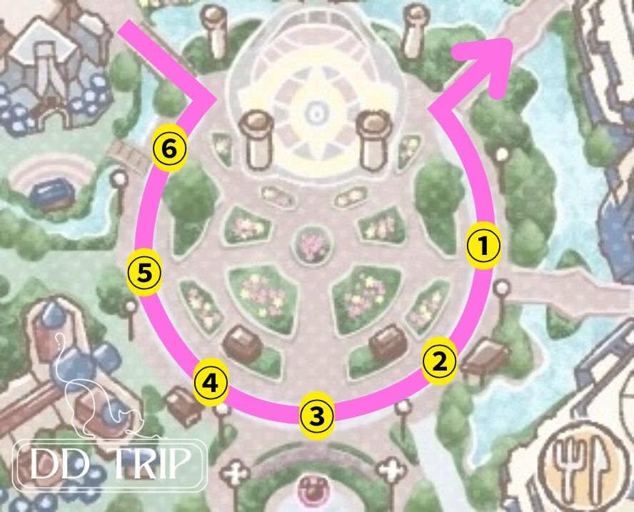 トイズワンダラスクリスマス停止位置（予想）