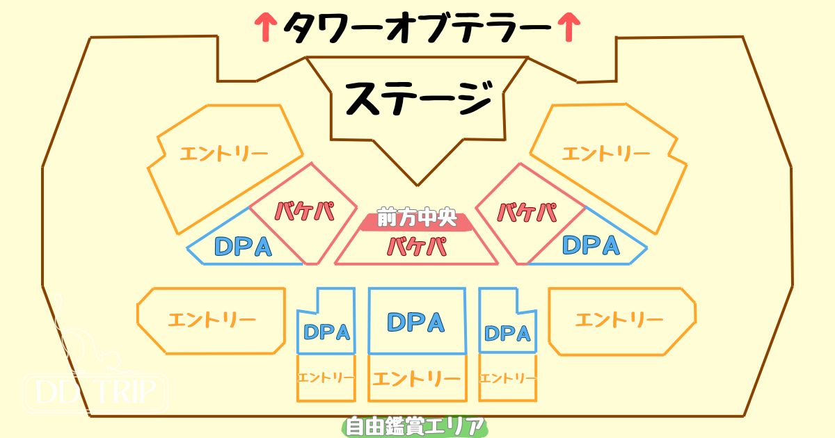 ダンスザグローブ鑑賞席