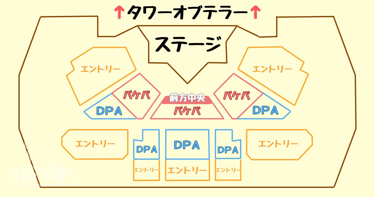 ダンスザグローブ鑑賞席