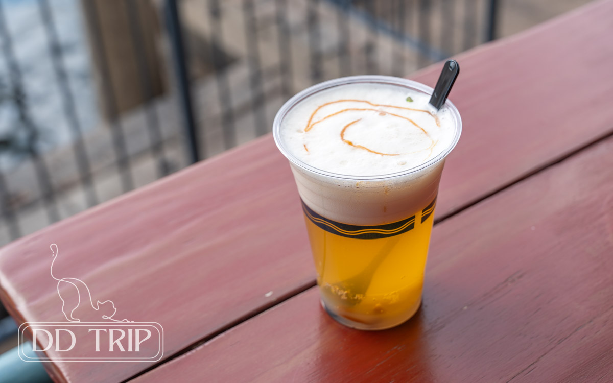 ビアカクテル(アーモンドシロップ&ピスタチオ)