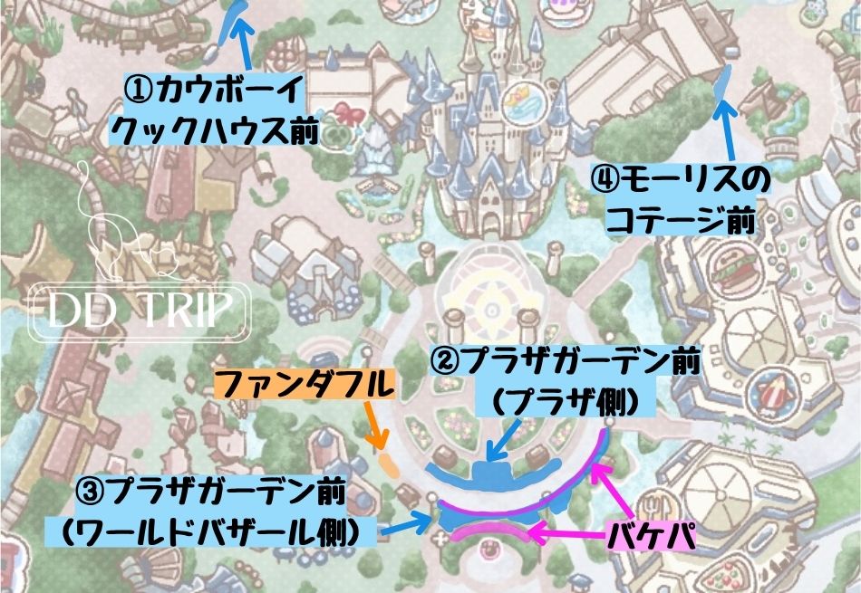 トイズワンダラスクリスマスDPAマップ